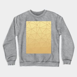 Gold Geometric Abstract Artwork. Crewneck Sweatshirt